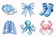 Watercolor Cold Shore Clipart, an Illustration by Design Market (Thumbnail 5 of 5)