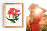 Summer Watercolor Wild Flowers, a Seasonal Illustration by s.yanyeva (Thumbnail 4 of 11)
