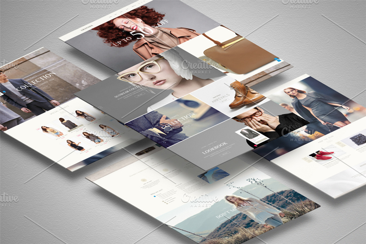 Responsive Website Mock Ups, an iPhone Mockup by RgraphicsDesign