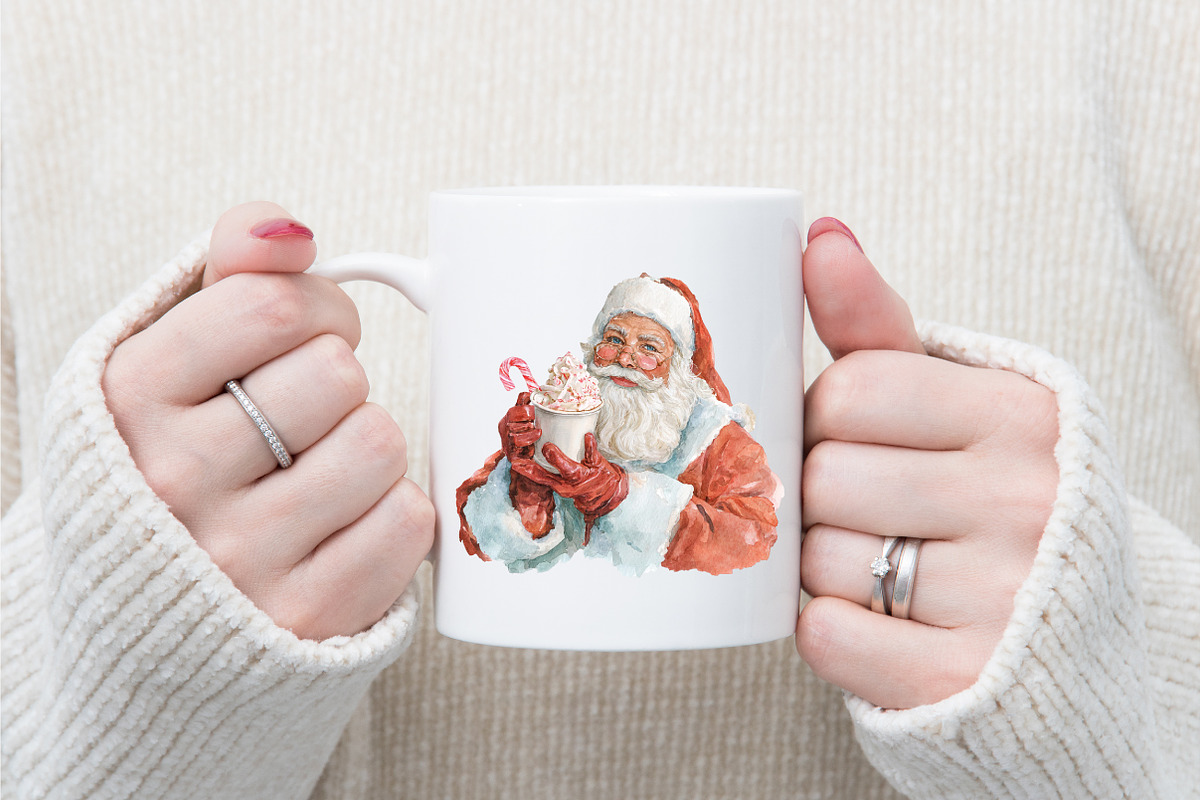 Santa Claus Clipart, a Graphic by designcity5 (Photo 5 of 5)