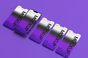 10 psd Multiscreen Iphone Mockup, an iPhone Mockup by East Gallery (Thumbnail 7 of 10)