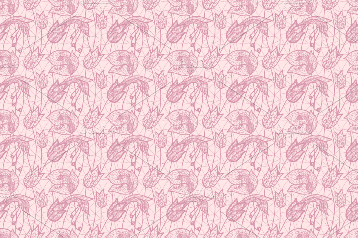 lace seamless floral patterns preview 3