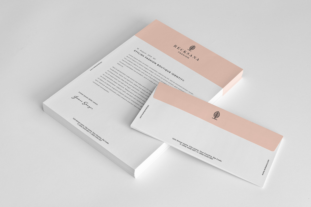 Stylish stationery set, a Stationery Template by GraphicsEgg (Photo 3 of 11)