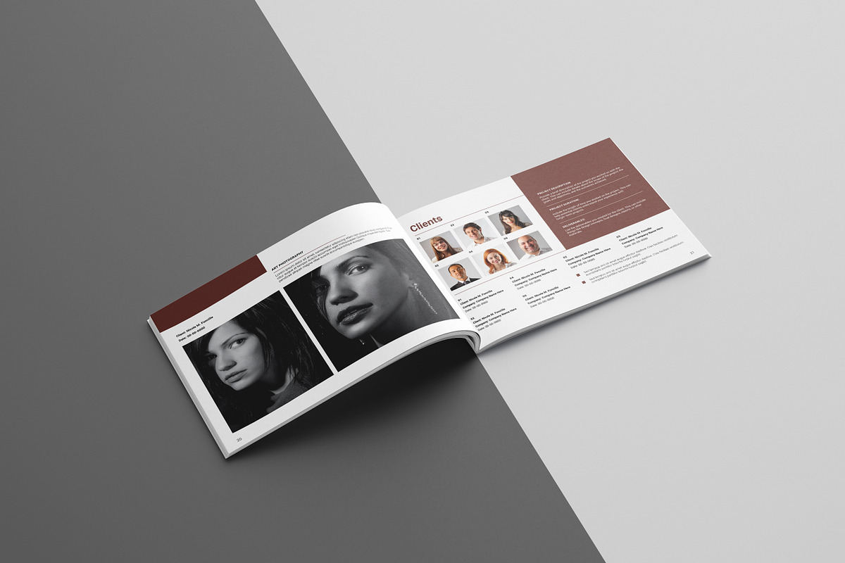 Design Portfolio Template, a Brochure Template by Template Shop (Photo 10 of 14)