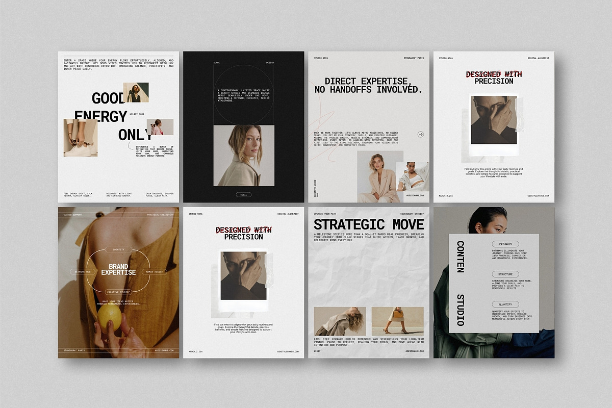 ZENO | Social Media Kit (II), a Social Media Template by The Aesthetic Studio (Photo 3 of 10)