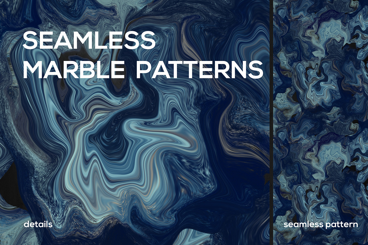 SEAMLESS MARBLE PATTERNS, a Pattern Graphic by ANAKOTO (Photo 11 of 20)