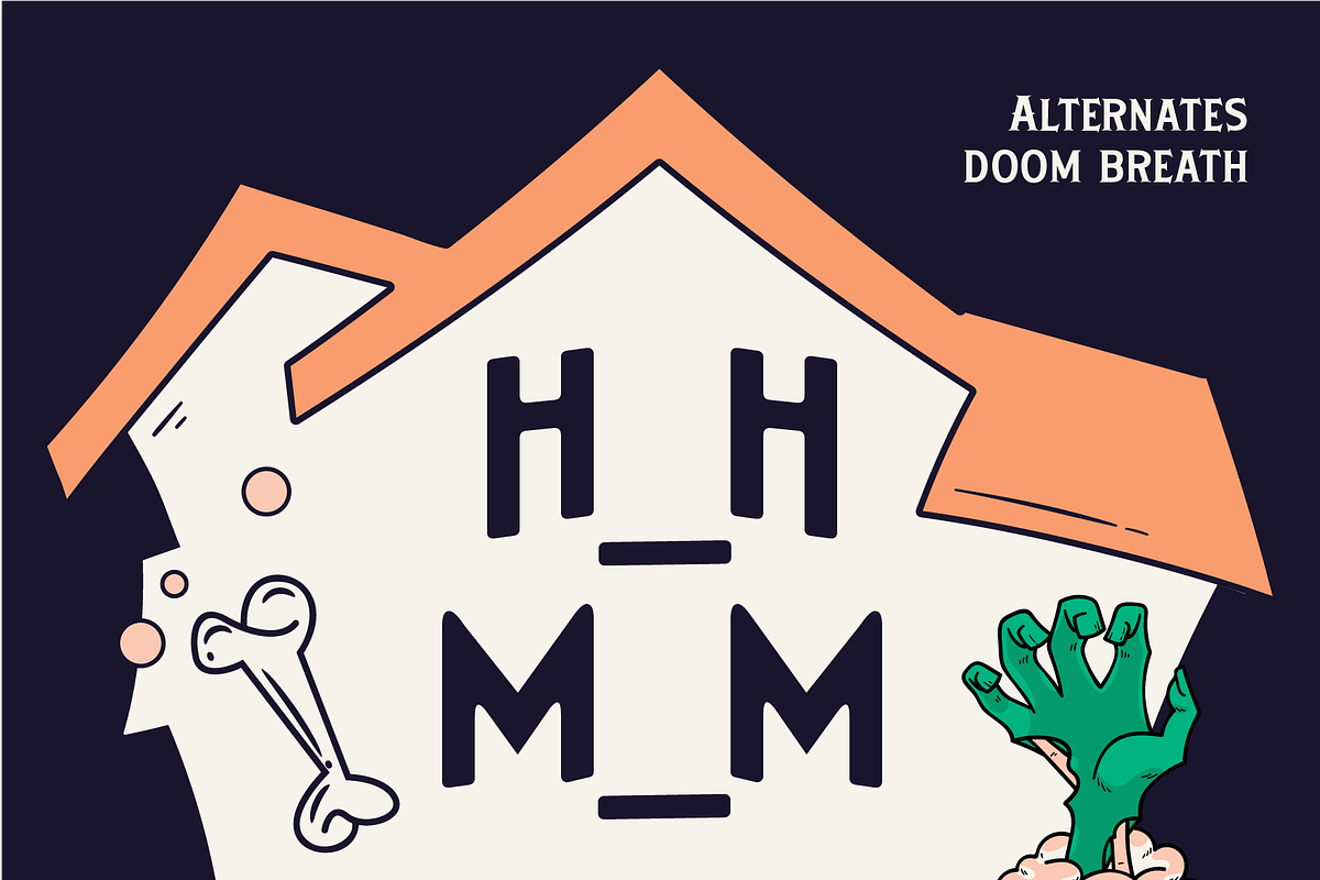 Doom Breath – Halloween Vintage Font, a Blackletter Font by Tiptop Graphic (Photo 5 of 9)