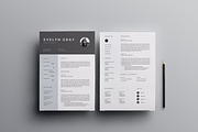 3 Page Resume Template | INDD + DOCX, a Resume Template by BlackDotResumes (Thumbnail 3 of 6)