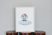 30 Watercolor Animals Baby Room Art, a Poster Template by Image for Sale (Thumbnail 4 of 4)