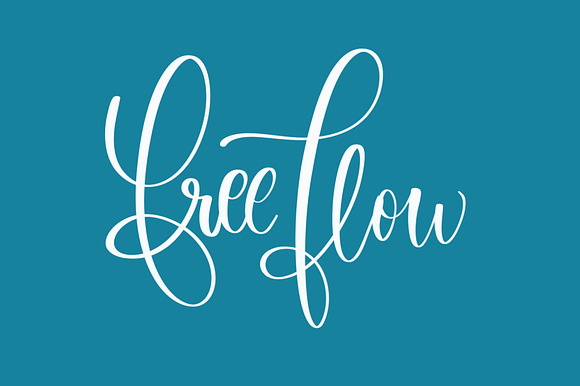 Free Flow Procreate Brush preview 2