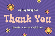 Slowbie – Retro Playful Font, a Sans Serif Font by Tiptop Graphic (Thumbnail 8 of 8)