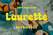 Laurette - Retro Display Font, a Font by Studio Moara (Thumbnail 1 of 10)