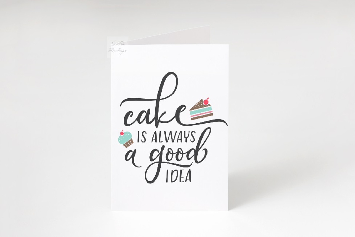 Greeting Card A6 A5 mockup invite, a Print Template by Leo Flo Mockups (Photo 7 of 7)