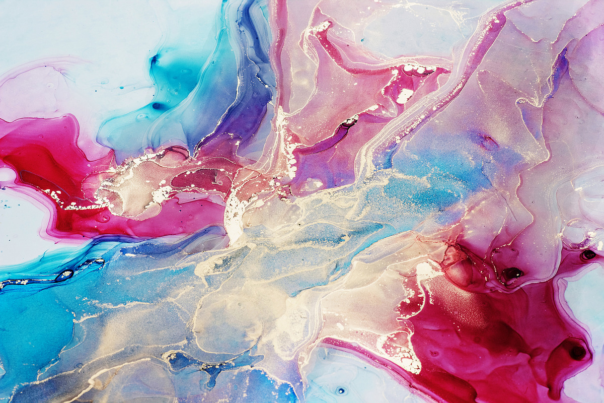 Colorful alcohol ink textures, a Texture Graphic by Anntuan (Photo 25 of 31)