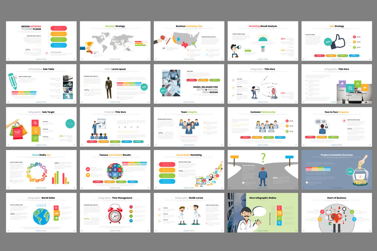 ProIn Business Powerpoint, a Presentation Template by GreenDesign (Photo 4 of 9)