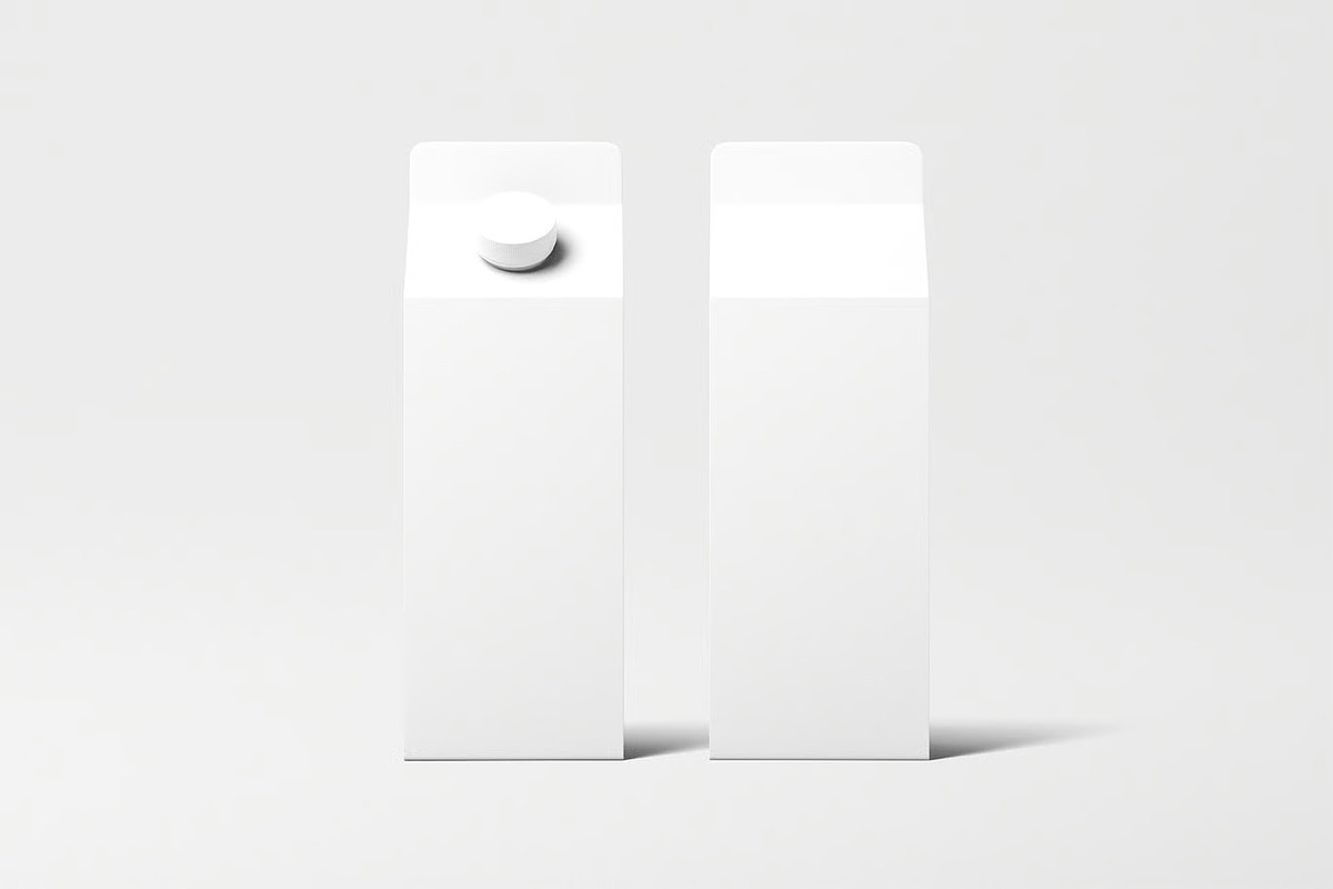 Juice Carton Mockup, a Product Mockup by zpackcreative (Photo 2 of 4)