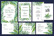 Tropical Day and Night Wedding Suite, an Invitation Template by HannaSymo (Thumbnail 4 of 11)