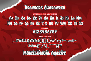 Brockers - Urban Graffiti Font