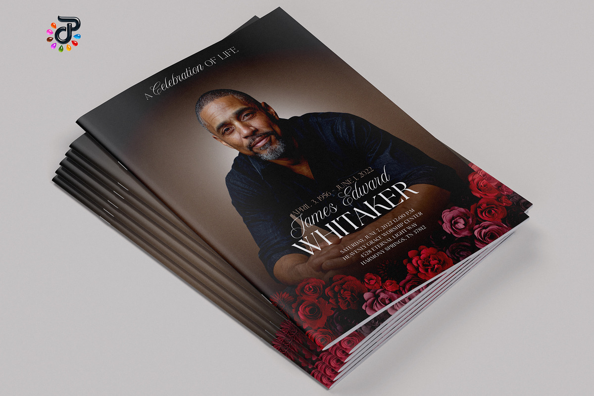 Elegant Canva Obituary Template, a Brochure Template by Protech Design ENT (Photo 9 of 9)