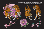 Dueling Asian Tattoo Tigers, a Graphic by Michael_Hinkle (Thumbnail 2 of 3)
