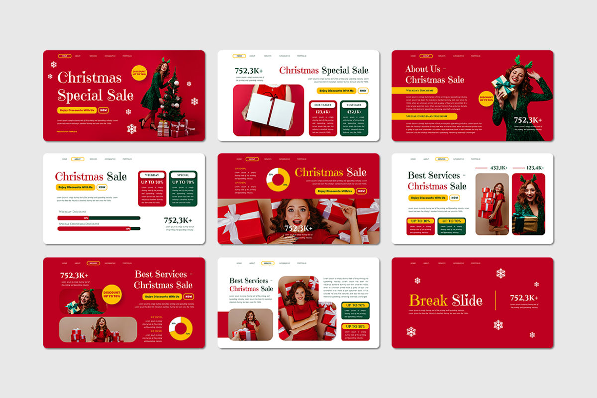 Christmas Special Sale - PowerPoint, a Presentation Template by Iqsiart Studio (Photo 2 of 3)