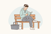 The Introvert Bubble Illustration, an Object Graphic by Jump Studio (Thumbnail 6 of 12)