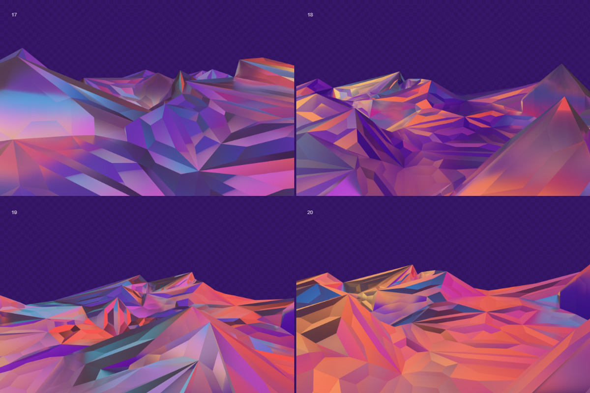 Abstract Polygon Backgrounds-Crystal, a Wallpaper Graphic by BIBIART (Photo 11 of 13)