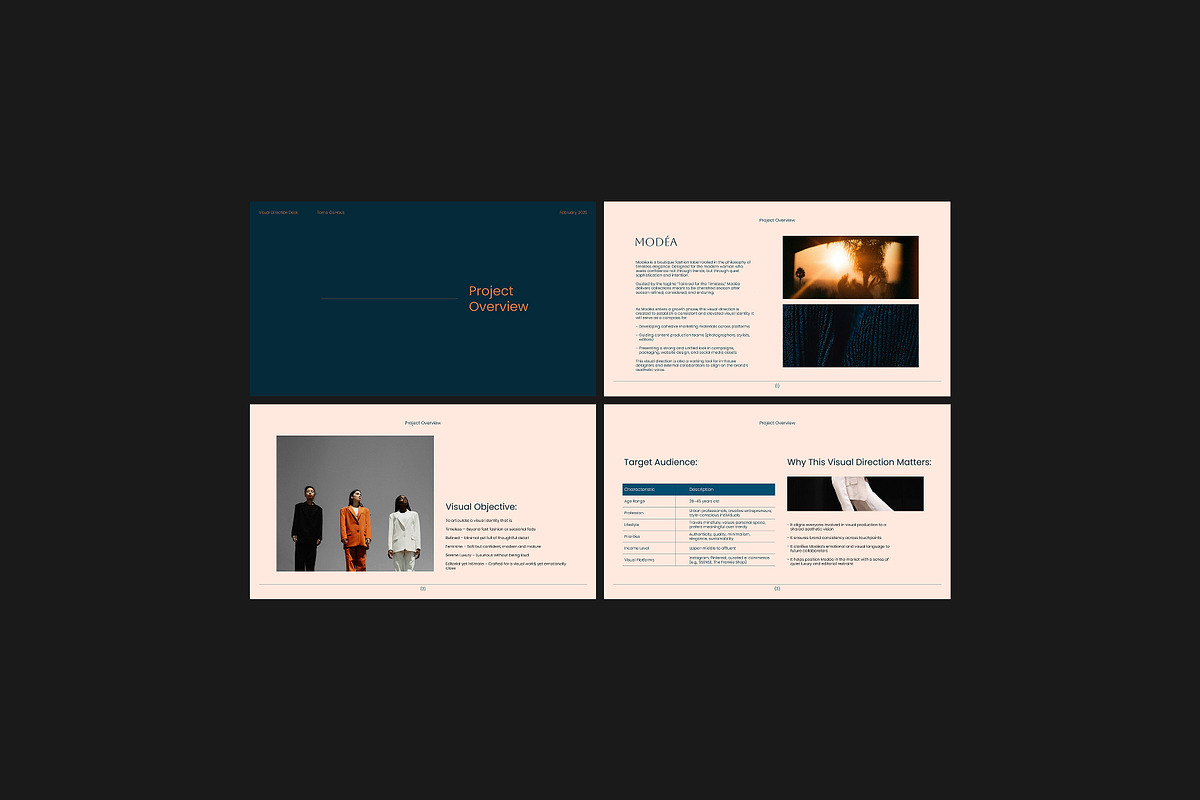 Visual Direction Deck 24s Templates, a Presentation Template by Tama_Co ...