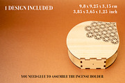 Incense Holder VectorFile 4 LaserCut, an Object Graphic by MaramadeLaser (Thumbnail 3 of 7)