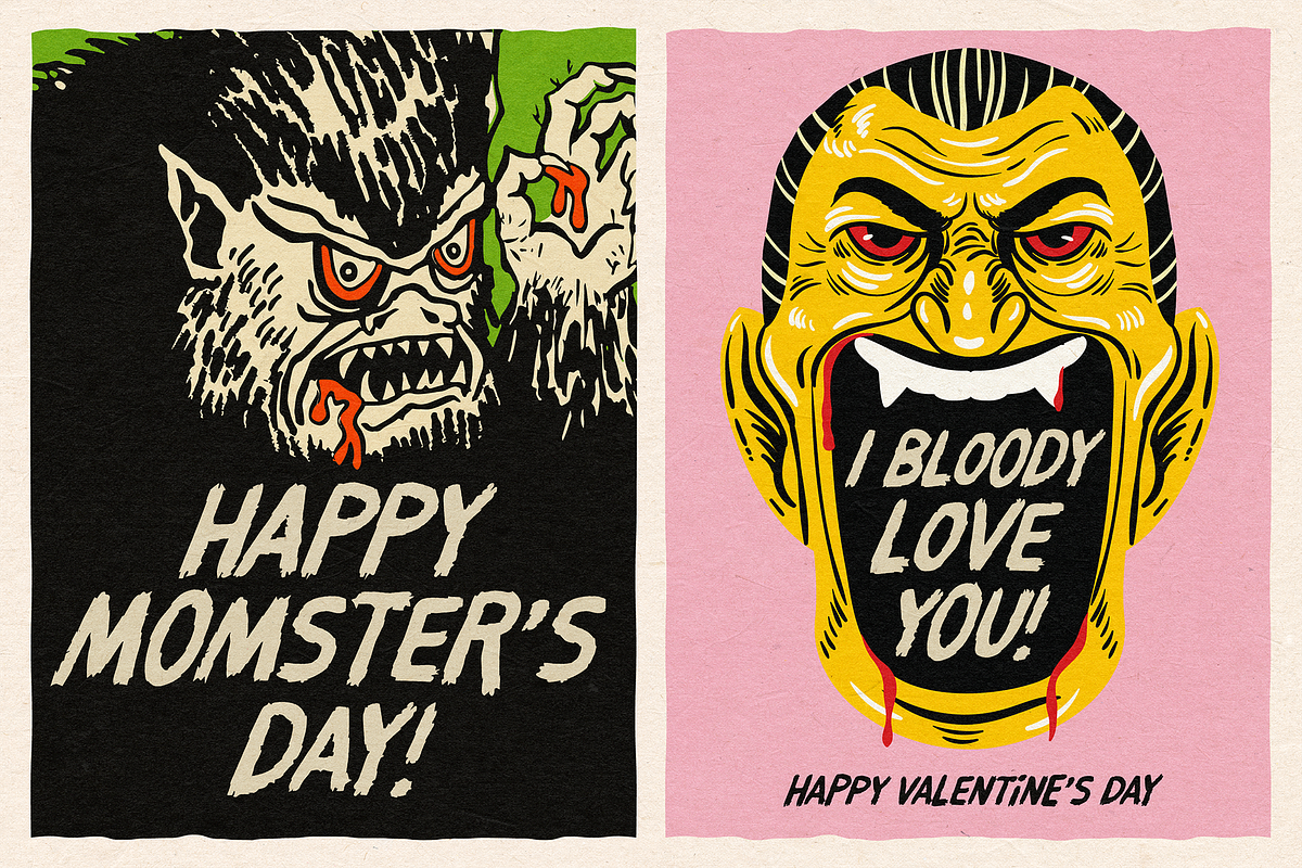 MIDNIGHT TALES | HORROR FONT, a Handwritten Font by Maria Feliz Fonts (Photo 4 of 9)