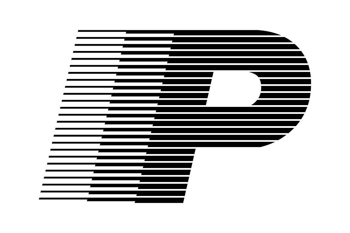 Letter P speed motion lines logo, a Branding & Logo Template by Leksono (Photo 1 of 2)