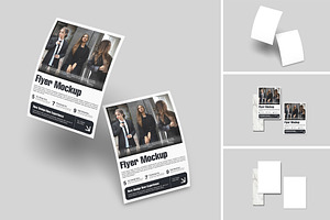 Realistic A4 Flyer Mockup PSD, an Advertising Mockup by MA-KING_ART