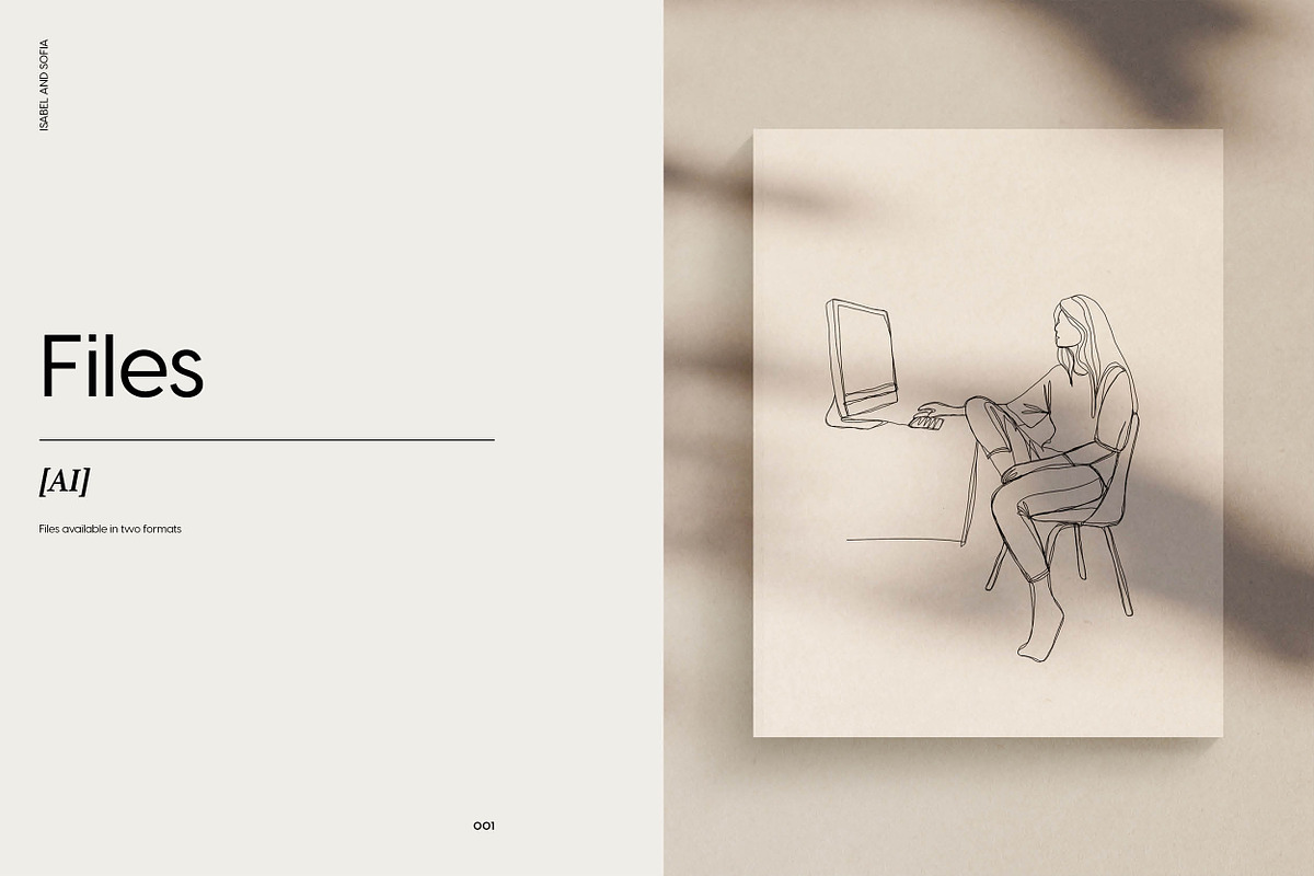 Working From Home : Line Drawings, a Technology Illustration by Whimsy Works (Photo 2 of 7)