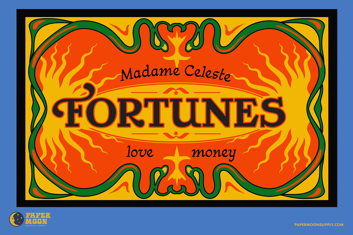 PM Tarot Titling and Text, a Serif Font by Paper Moon Graphic Supply (Photo 13 of 13)