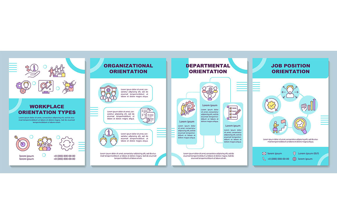 Workplace orientation types brochure, a Brochure Template by IMG Visuals