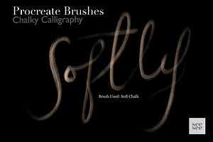 Procreate Chalk Calligraphy Brushes