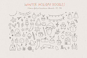 Wintery Holidays font duo, logos, a Script Font by Tabita's shop (Thumbnail 7 of 18)