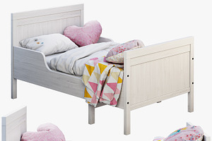 Ikea Sundvik Bed 3d Model