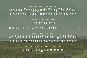 Oldventure - Handbrushes Typeface