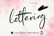 Procreate 5 Lettering Brushes, a Brush Add-On by RadekBroz (Thumbnail 8 of 10)
