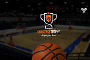 Basketball Challenge Trophy Logo, a Branding & Logo Template by GladicMonster (Thumbnail 1 of 10)