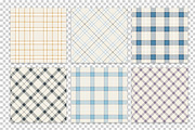 White Tartan Plaid Digital Paper Set, a Pattern Graphic by Gfx Expert Team (Thumbnail 2 of 3)