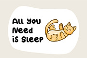 Kitto Katto Cat Theme Font, a Font by Helotype (Thumbnail 5 of 7)