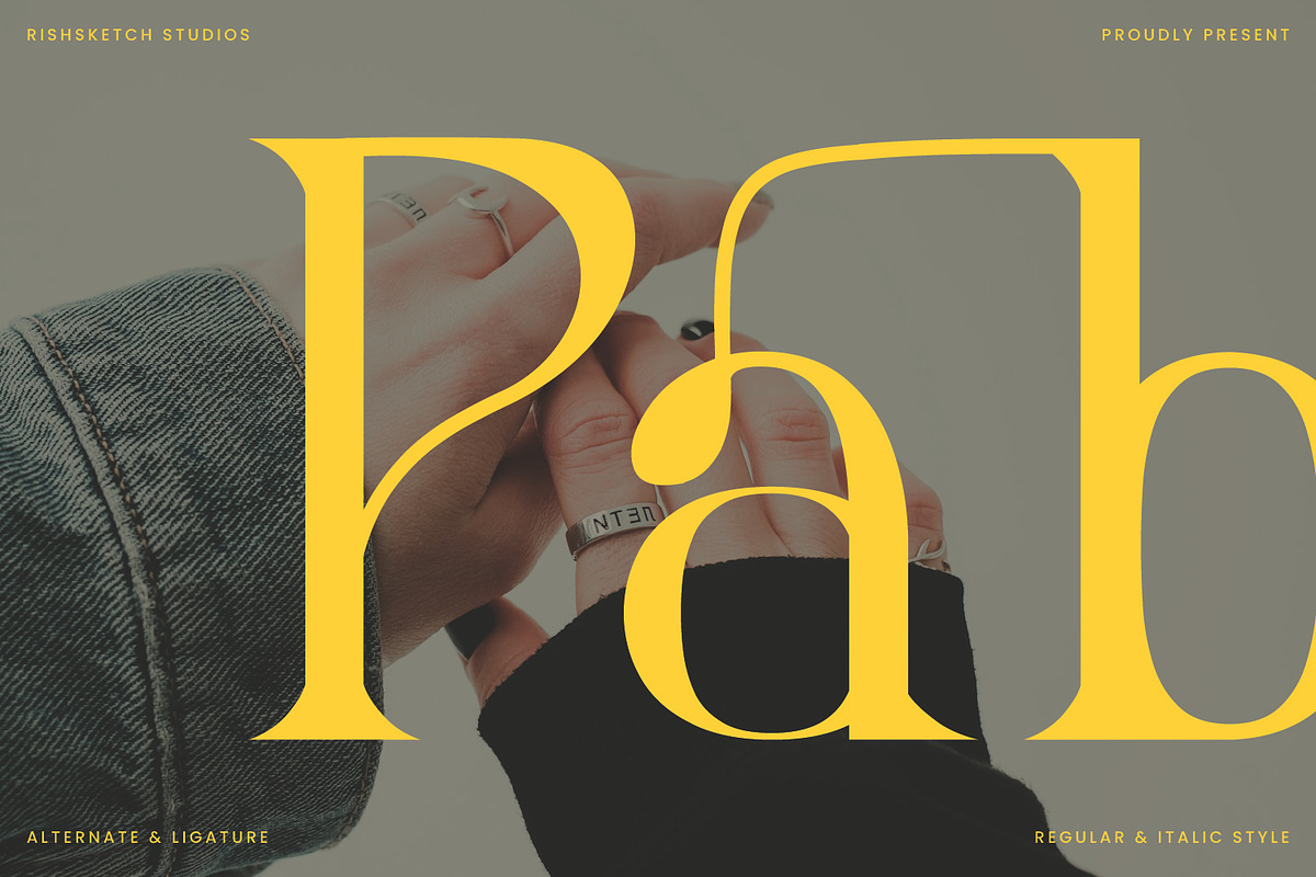 Arkalune - Serif Typeface Font, a Serif Font by Rishsketch (Photo 6 of 15)