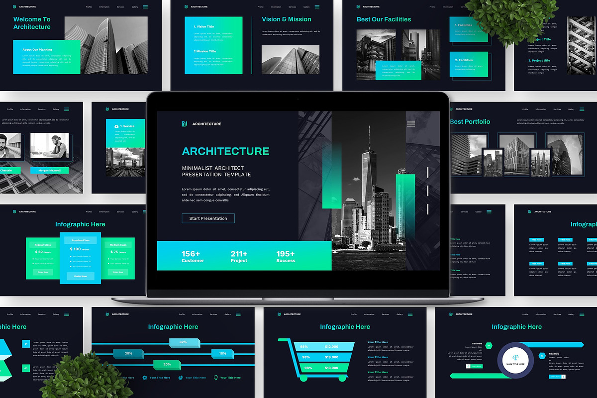Architecture - Minimalist Architect, a Presentation Template by Deepslide Studio (Photo 2 of 6)