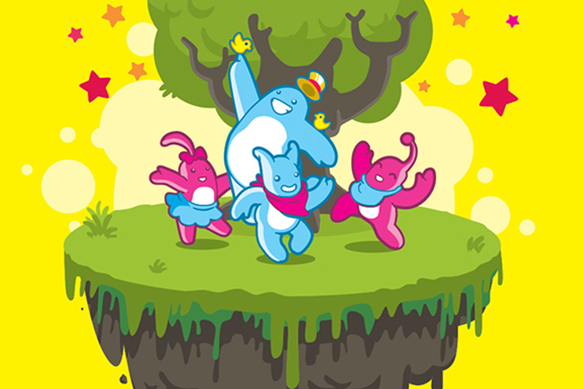Fantasy world with cute monsters, an Animal Illustration by Andres Moncayo (Photo 2 of 2)