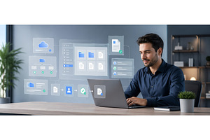 ERP and document management concept, a Business Photo by ZinetroN