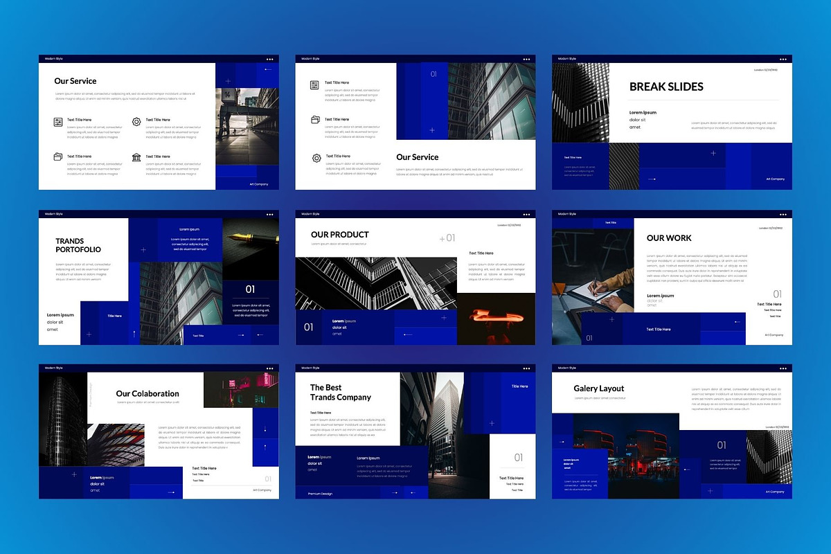 Trands  Business PowerPoint Template, a Presentation Template by Rizki Herdian (Photo 4 of 5)