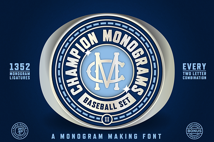 Retro-Era Baseball Serif Style 2