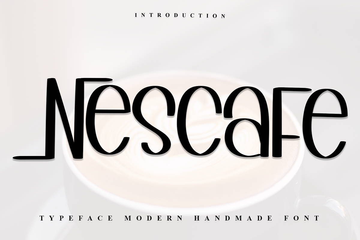 Nescafe, a Sans Serif Font by InermediaSTUDIO (Photo 1 of 7)